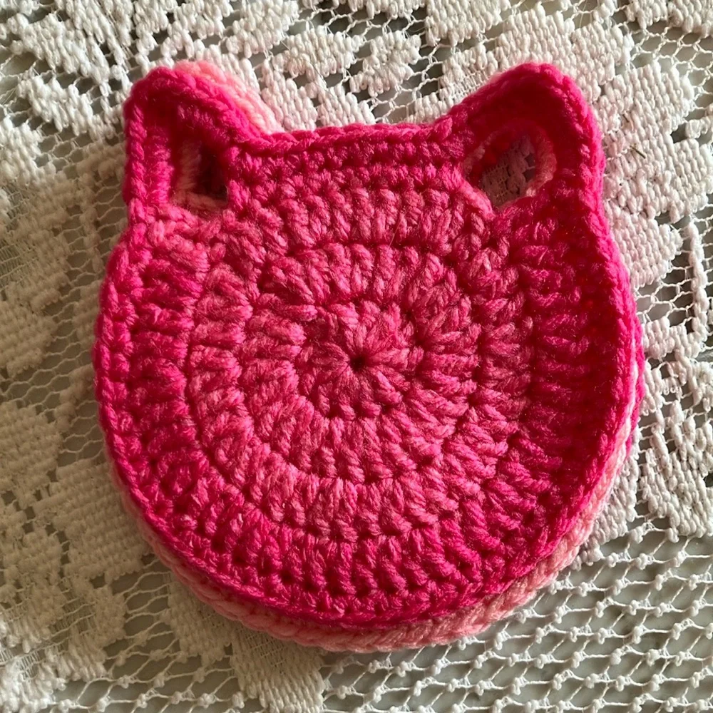 NWOT Handmade Crocheted Coaster Set